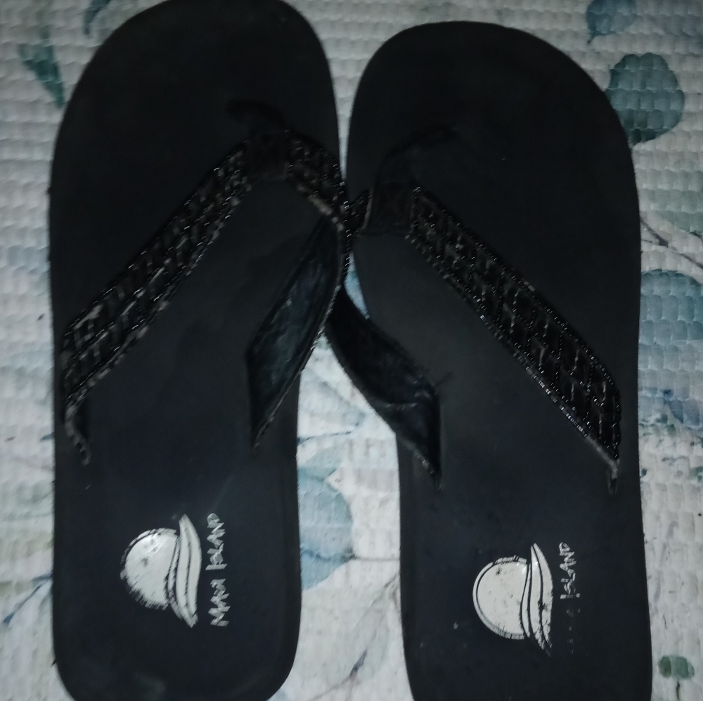 Women's size 10 sandals black